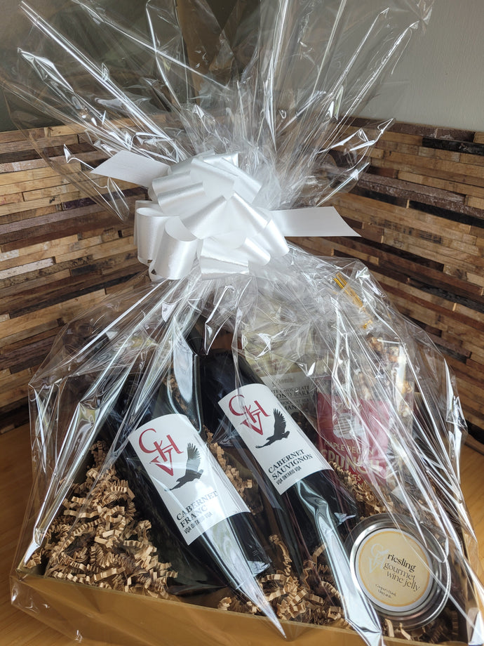 Mother's Day Gift Basket - Cooper's Hawk Vineyards - Cabernet Franc and Cabernet Sauvignon Wines