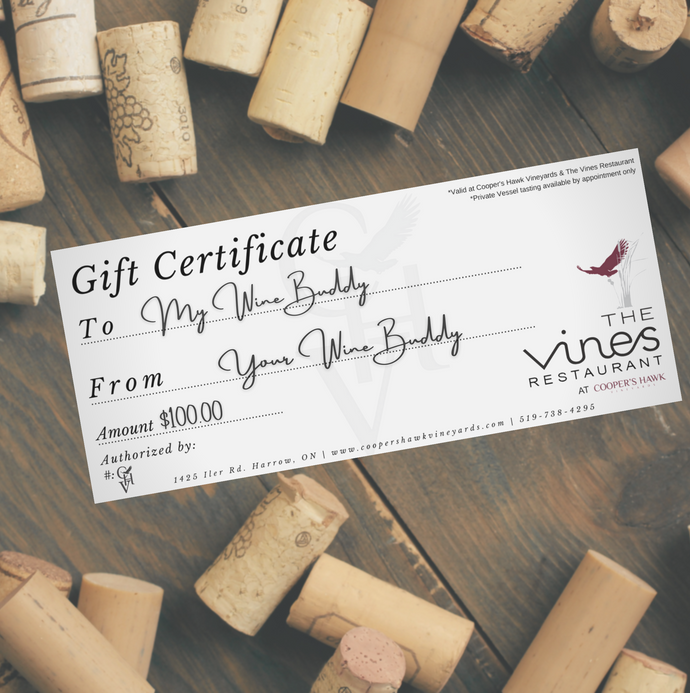 CHV Gift Certificate (for in-person use ONLY)